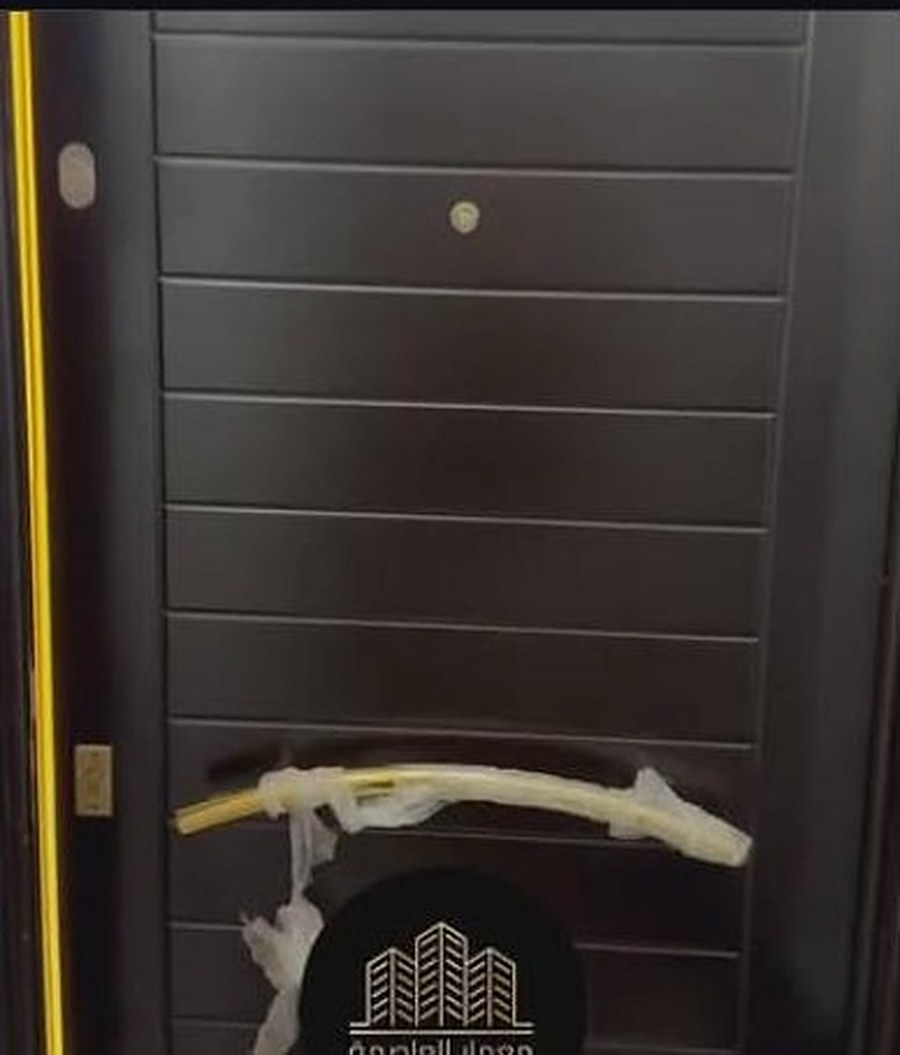 Exterior metal door