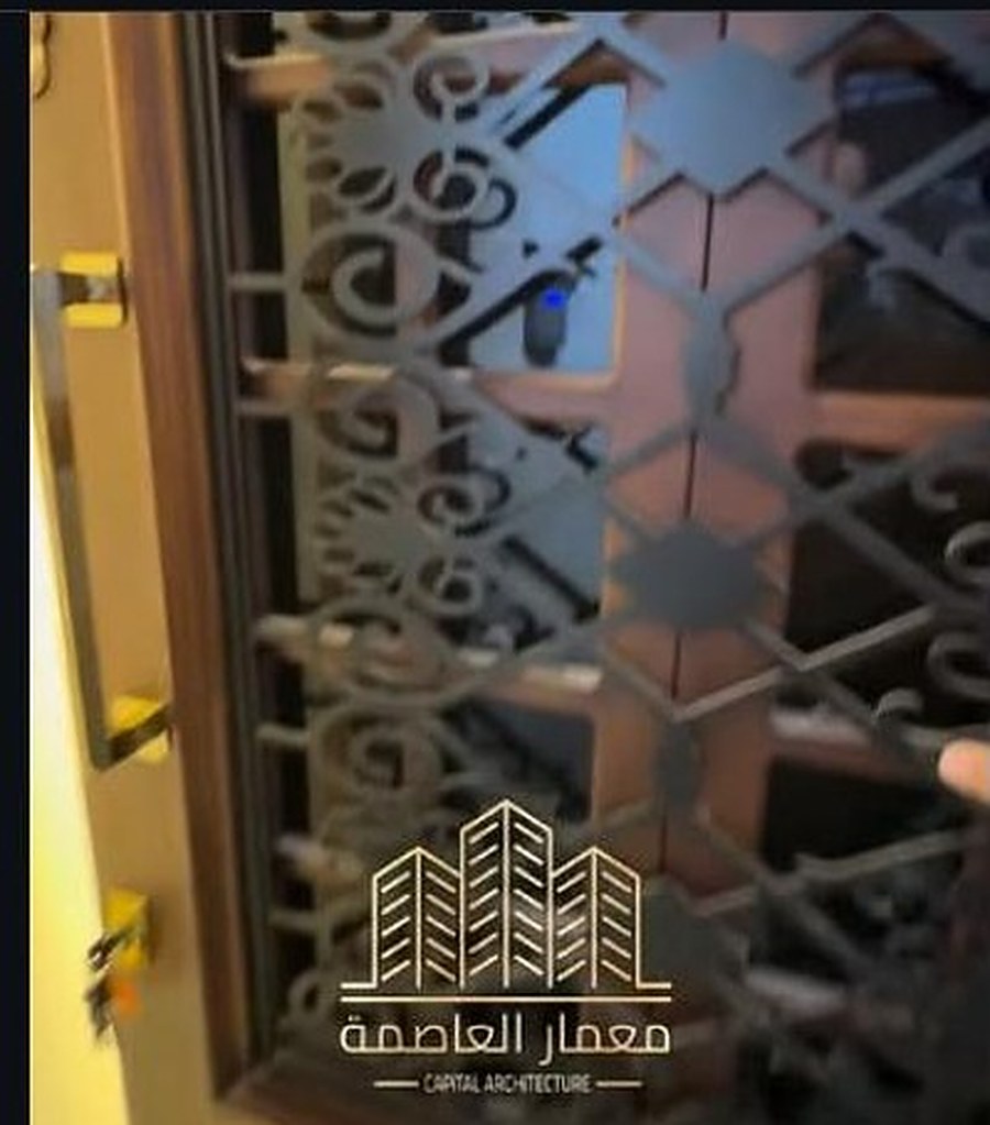 Ornamental iron gate